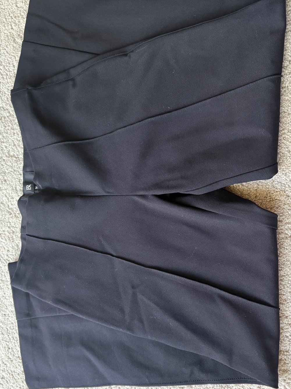 Banana Republic Black Asymmetric Panel Trousers